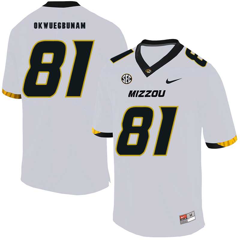 Missouri Tigers 81 Albert Okwuegbunam White Nike College Football Jersey Dzhi,We sell and wholesale Missouri Tigers 81 Albert Okwuegbunam White Nike College Football Jersey Dzhi on line form chian!